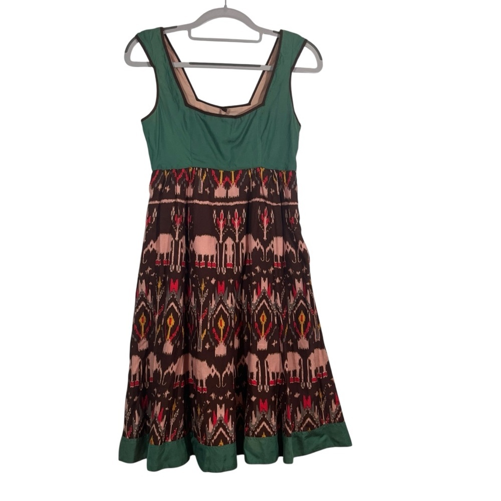 Anthropologie  Patterned Midi Dress